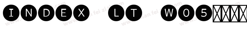 Index LT W05字体转换